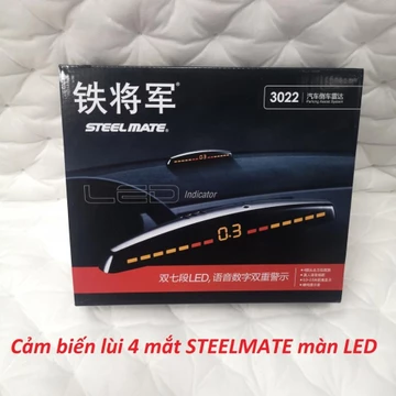 Cảm biến lùi 4 mắt Steelmate V9 màn hình led gọn gàng cảm biến nhậy siêu chuẩn