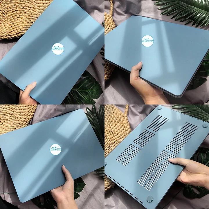 [Màu Mới] Ốp Lưng Matte Mist Blue Cho 2026 MacBook Neo A3404 Air Pro M5 A3449 A3434 Pro13 14 M1 M2 A2338 M4 A3112 Air M1 A2337 A2179 Retina 13 15 Có Vỏ Bàn Phím