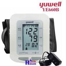 MÁY ĐO HUYẾT ÁP ĐIỆN TỬ BẮP TAY YUWELL 660B, YE660b (có cắm điện)
