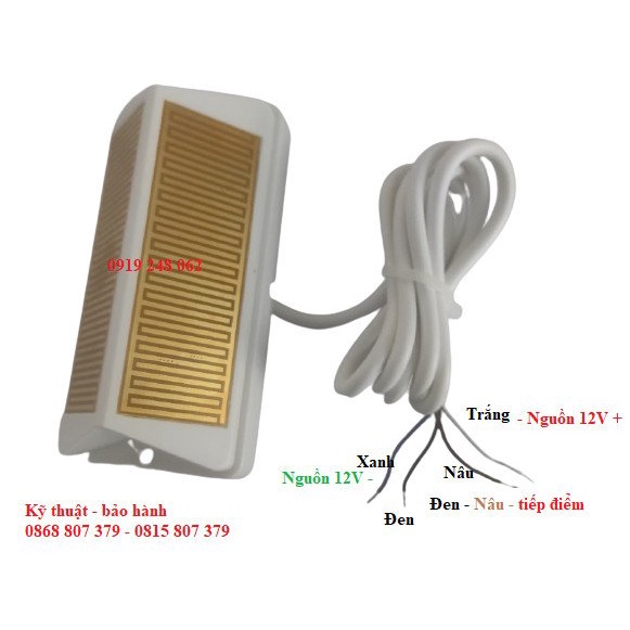 CẢM BIẾN MƯA 12V, 24V chuyên dùng giếng trời tự động, bạt xếp tự động và rất nhiều ứng dụng khác(R01)