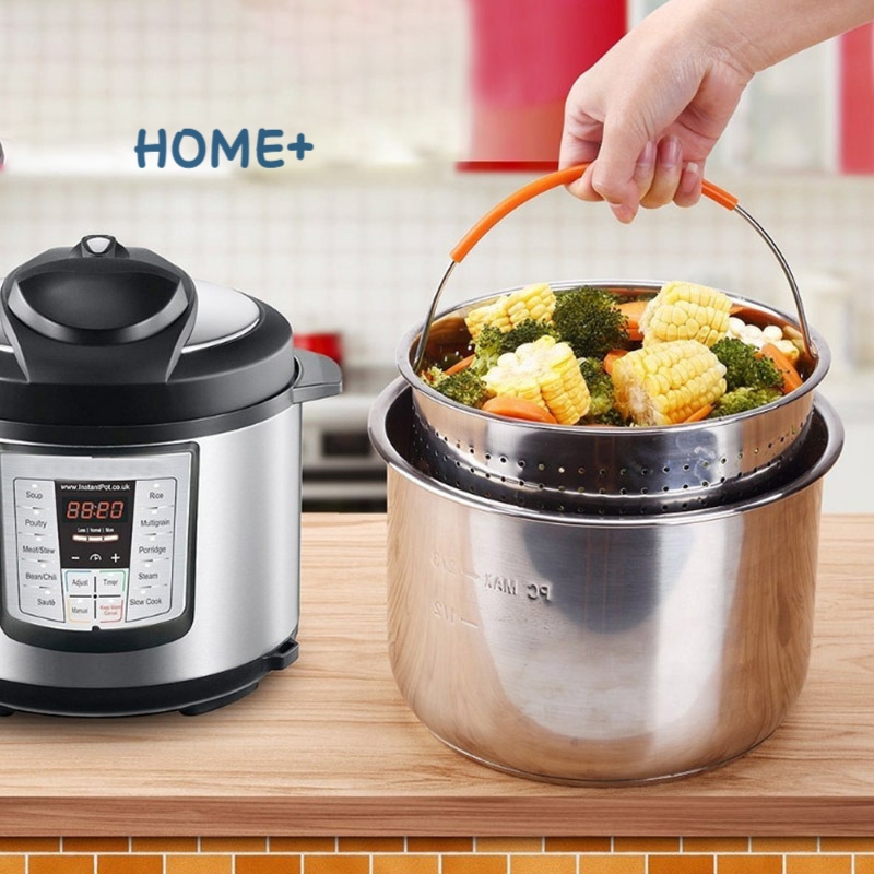 Giỏ Hấp Bằng Thép Không Gỉ Tiện Lợi
