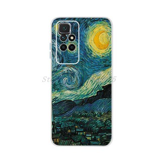 Ốp điện thoại TPU silicon mềm họa tiết hoa thời trang cho Xiaomi Redmi 10 10 6.5 Inch Redmi10