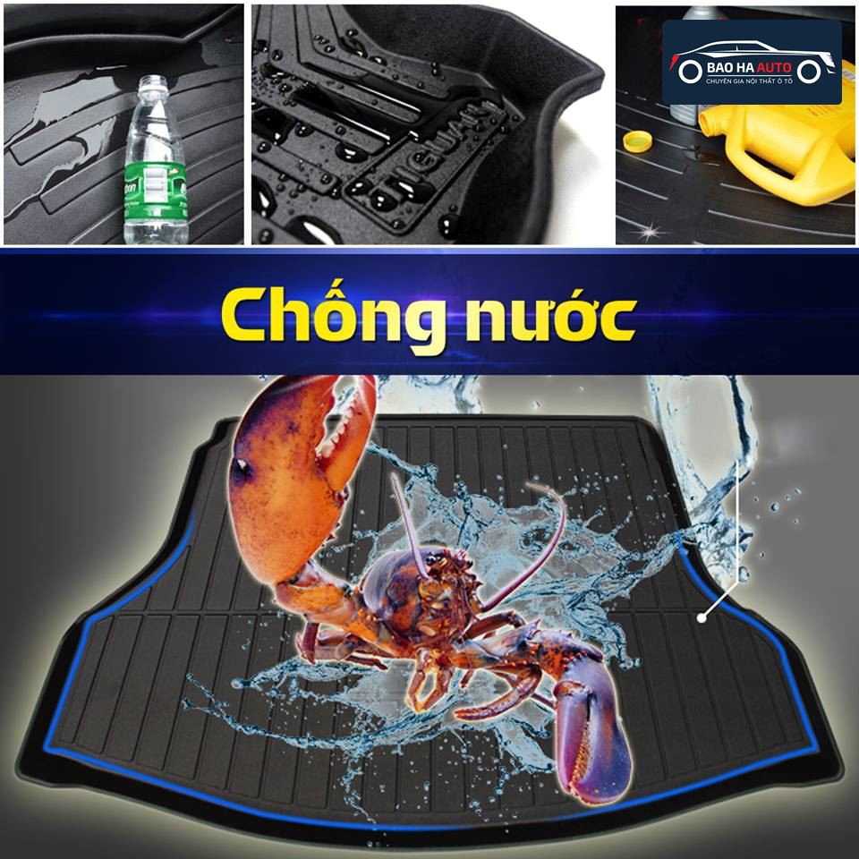 Lót cốp nhựa xe Kia Morning 2015- 2025 ,Chất liệu nhựa dẻo chống nước, đàn hồi cực tốt, vệ sinh dễ dàng