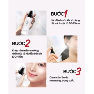Xịt khóa nền khóa lớp trang điểm dưỡng ấm bắt sáng makeup