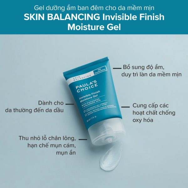 Ảnh Kem dưỡng ẩm kiểm soát dầu Paula’s Choice Invisible Finish Moisture 60ml 2