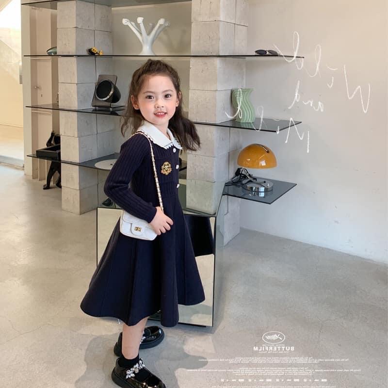 Váy len tiểu thư cho bé