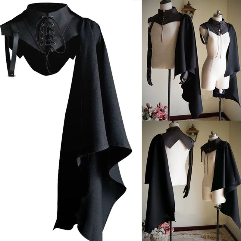 Dasbsug Sát Thủ Trang Phục Cướp Biển Cosplay Áo Giáp Thời Trung Cổ Khăn Choàng Mũi Gothic SteamPunk Warri