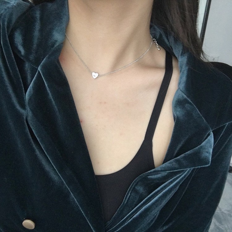 dây chuyền mặt tim xinh xắn