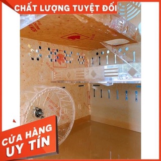 Lồng hamster, chuồng nuôi hamster, chất liệu cao cấp, size lớn 55cm