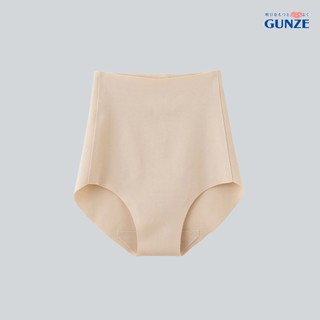 Quần lót nữ cạp cao cotton, quần lót nữ kháng khuẩn không đường may, thon gọn eo nội địa Nhật chính hãng Gunze KL2070