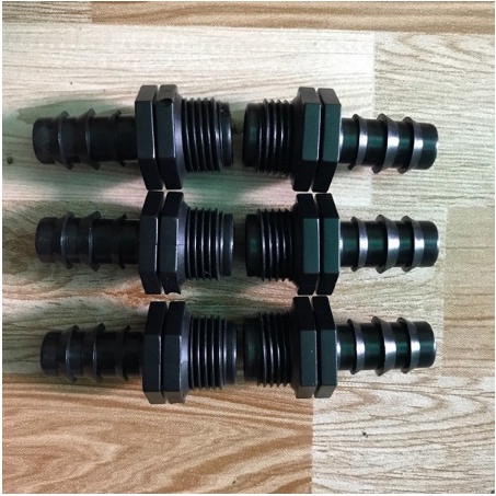 Ren 21 ra 16  gắn  PE 16MM ra ren ngoài 21mm PVC- Hệ thống tưới phun mưa
