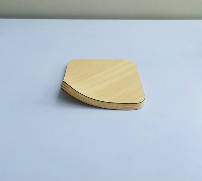 Mô tả Đế Lót Ly Bằng Gỗ Uốn Cong, Khay Gỗ Decor, Chịu Nhiệt Độ Cao - PlyConcept Joy Wooden Coasters - 2
