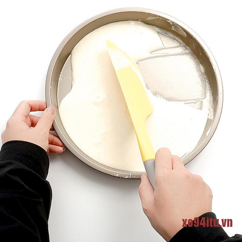 Muỗng silicon chống dính cỡ lớn dùng làm bánh tiện lợi