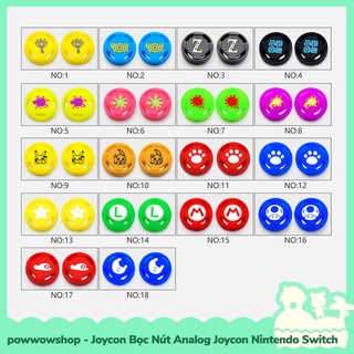 [Sẵn VN - Hỏa Tốc] OLED/V1/V2/Lite Bọc Nút Cần Xoay Joycon Analog Cho Máy Game Cầm Tay Nintendo Switch Coin Gaming Style
