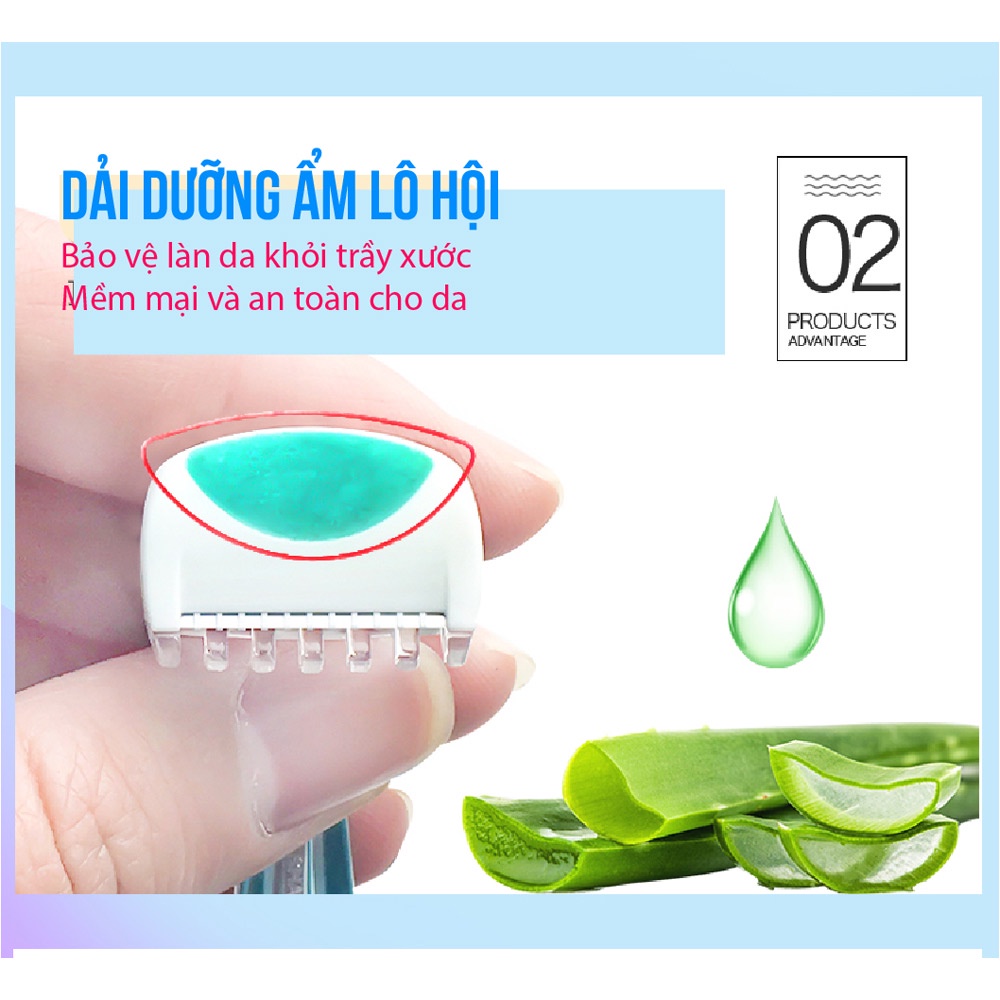 Set 2 Dao Cạo Vùng Kín Bikini Nữ, Nam KAI - Nhật Bản