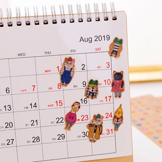3 Sticker Dán Bìa Nâu - Thỏ Hồng VPP