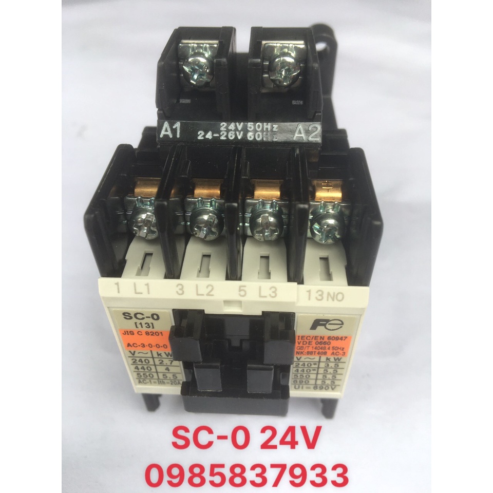 Khởi động từ SC-0 24V Fuji Electric Nhật dùng điều khiển thiết bị điện ...