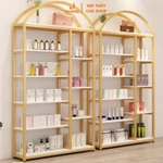 [Kho kệ cho shop] Kệ khung sắt mặt ván gỗ phủ melamin chống trầy  trưng đồ shop giày dép, mỹ phẩm, phụ kiện shop VNS-037 — ảnh 4
