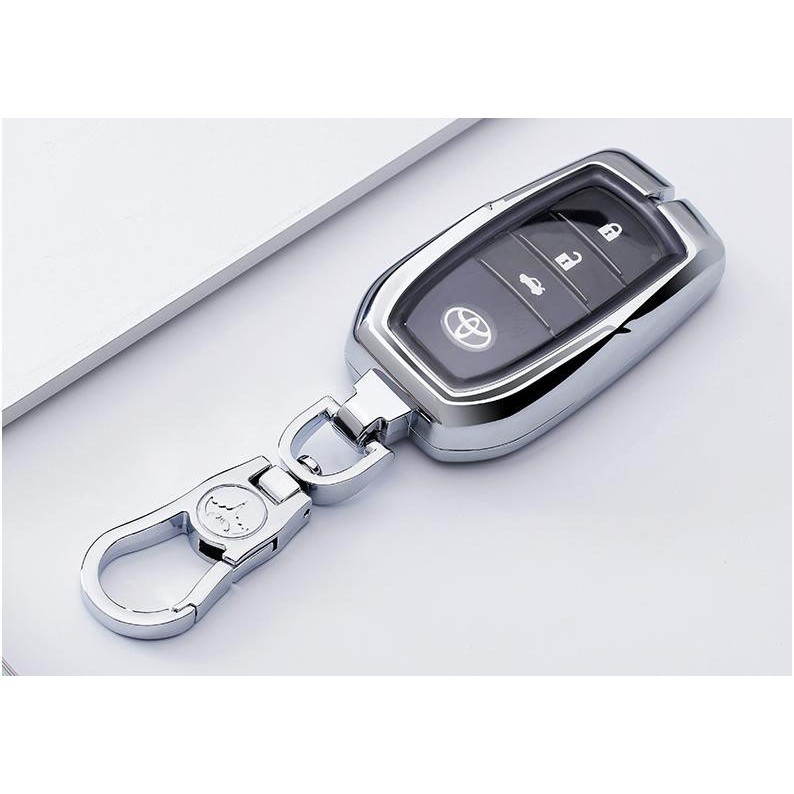 Ốp chìa khóa inox cao cấp xe Camry, Fortuner, chìa khóa thông minh 2014-2015-2016-2017-2018 mẫu M02 | Shopee Việt Nam