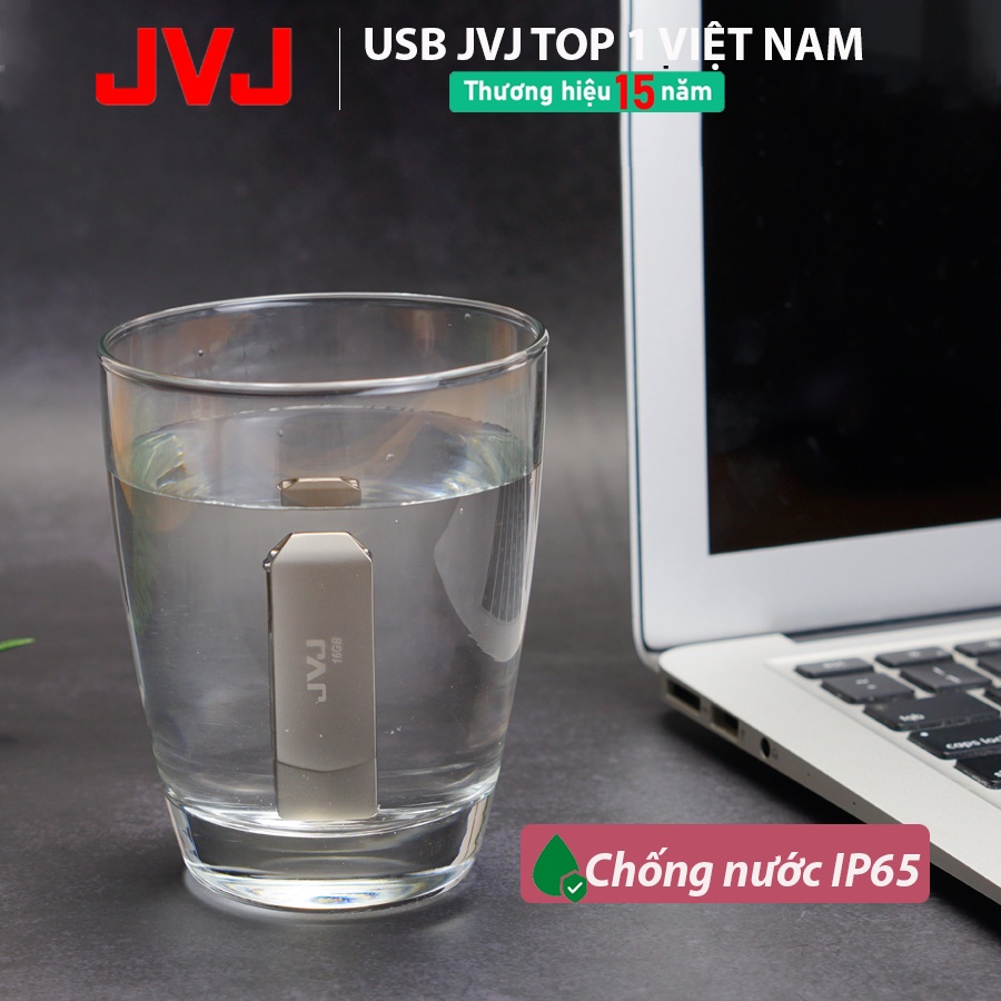 Ảnh USB 32Gb 64Gb 2.0 JVJ L66 siêu nhỏ vỏ kim loại - tốc độ 30MB/s chống nước, chống sốc, chống va đập -Bảo hành 5 năm 3