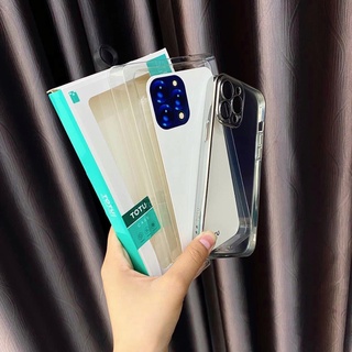 Ốp Lưng TOTU viền màu mềm bảo vệ cụm camera cho iphone 12/12pro/12promax/13/13pro/13promax/14pro/14promax