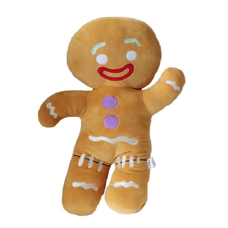 Shrek Adventure Gingerbread Man Gingy Sang Trọng Đồ Chơi Thú Nhồi Bông Mềm Trẻ Em