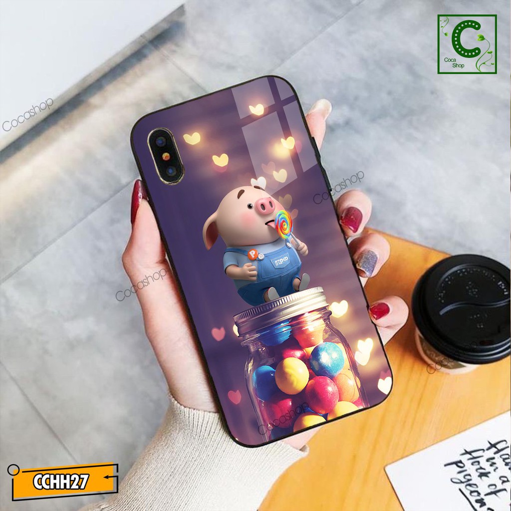 Ốp iphone in hình cực đẹp - Chú Lợn con hài hước -  6/6plus/6s/6splus/7/7plus/8/8plus/x/.....
