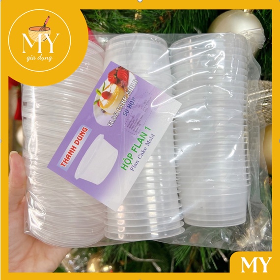 Hũ làm bánh flan Caramen Thanh Dung số 1 75ml có nắp chịu nhiệt an toàn CAO CẤP ( 50 hủ )