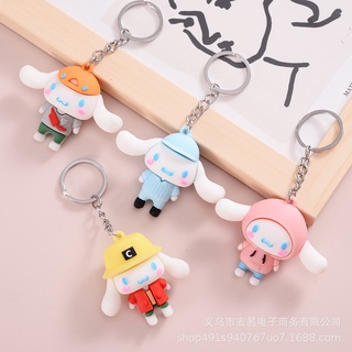 3 Móc Khóa Thỏ Tai Dài Cosplay - Thỏ Hồng VPP
