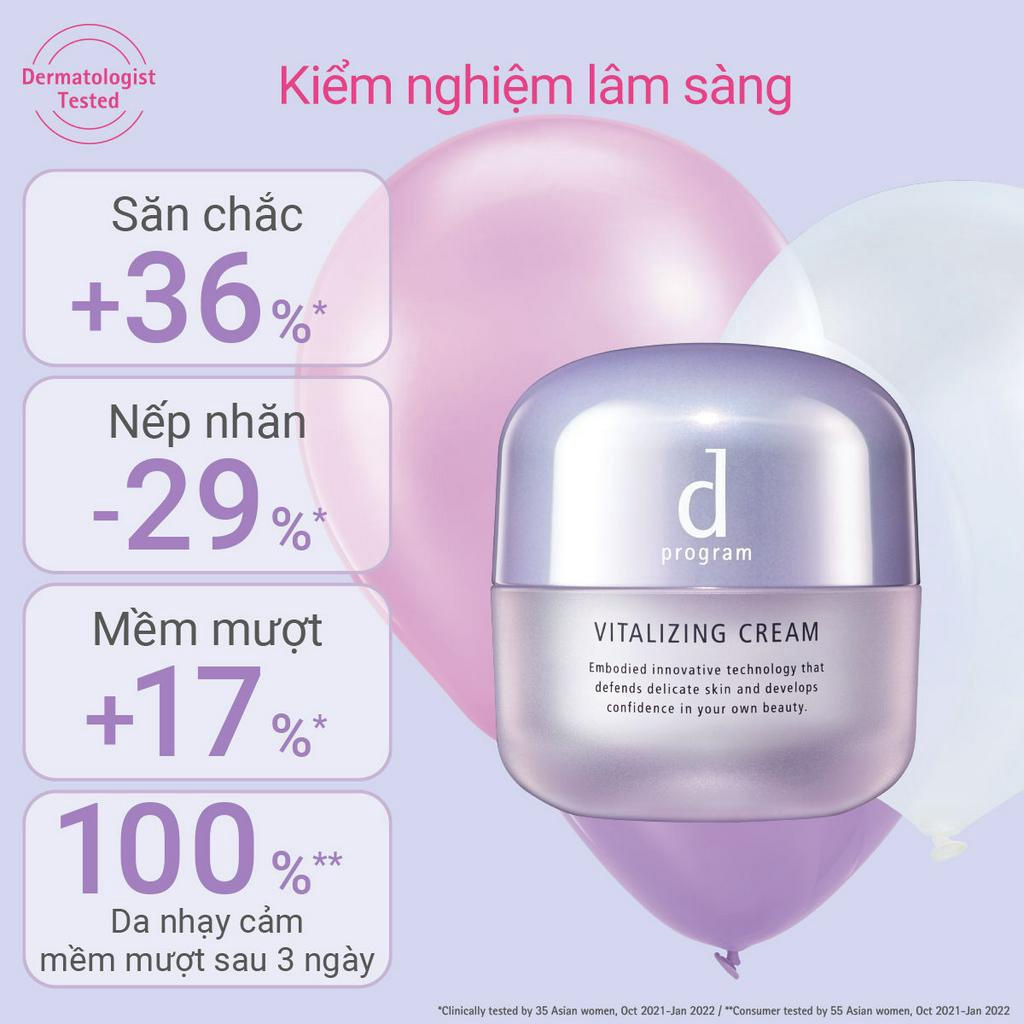 Ảnh Kem dưỡng da ngăn ngừa lão hóa Vitalizing Cream dProgram 45g 3