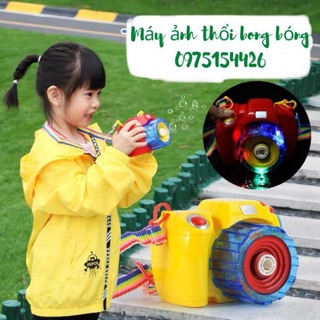 Đồ chơi Máy ảnh tạo bong bóng phát nhạc cho bé