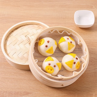Vải Cotton Lót Nồi Hấp Bánh Bao Hình Tròn Tiện Dụng Cho Nhà Bếp