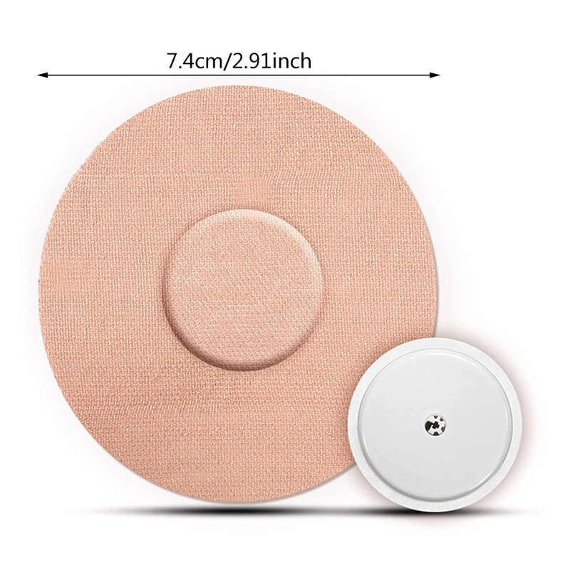 Redbaiaa1 Cảm Biến Bao Gồm Libre Patch Miếng Dán Dính Chống Thấm Nước Thể Thao Chống Trơn Trượt Chống Rơi Miếng Dán Thoáng Khí Overpatch-