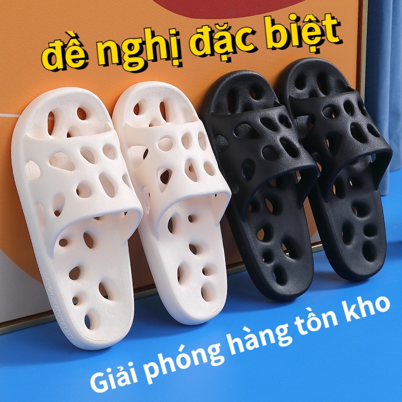 Dép Đi Trong Nhà Tắm Chống Trượt Khử Mùi Dành Cho Nam Nữ