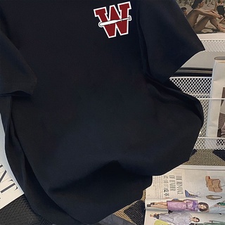 Áo thun HIIXIIVI 100% cotton tay ngắn cổ tròn in chữ phong cách Hàn Quốc thời trang mùa hè 2022 cho nữ