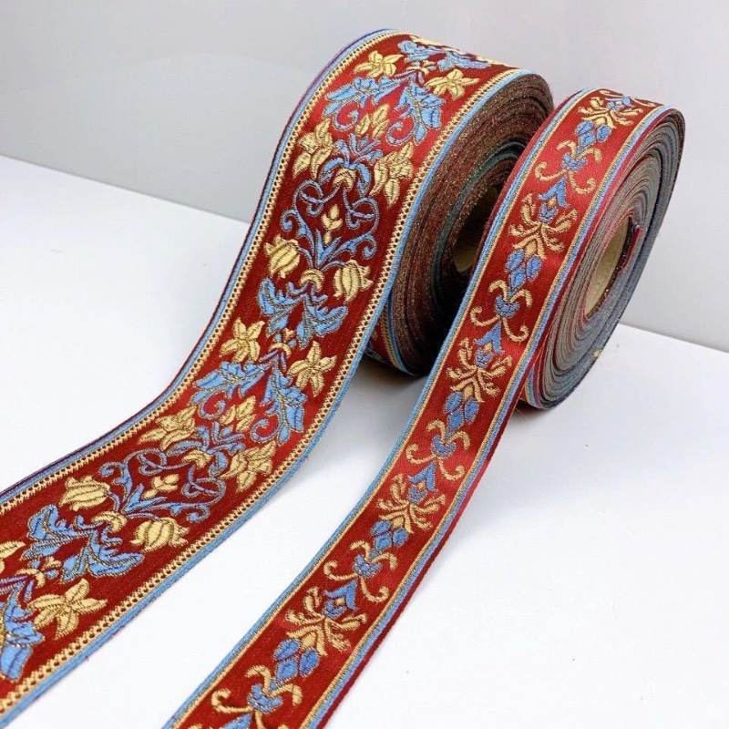 Ren Cổ Váy Phong Cách Retro Váy Rèm Ren Phụ Kiện DIY Webbing Vải StripEthnic Phong Cách Retro Đường Cổ Còng