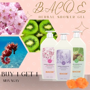 Sữa tắm Thảo Dược Sữa tắm trắng da Bacoe