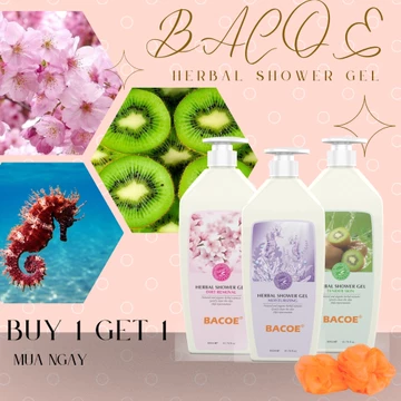 Sữa tắm Thảo Dược Sữa tắm trắng da Bacoe