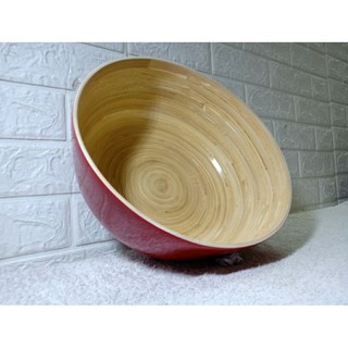 chậu ngâm chân bằng tre tự nhiên. Rộng 30cm sâu 12cm.