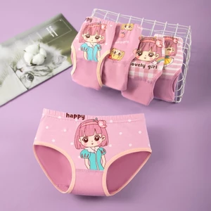 Combo 4 Quần lót trẻ em bé gái, quần chip cho bé chất liệu cotton mềm mát Maruka Fashion 12-42kg