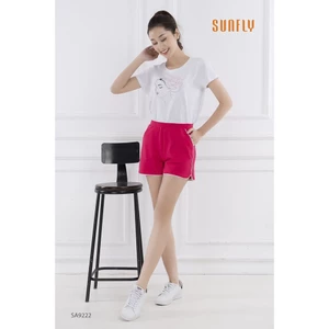 Quần sooc thể thao nữ SUNFLY vải Rip tixi SA9222