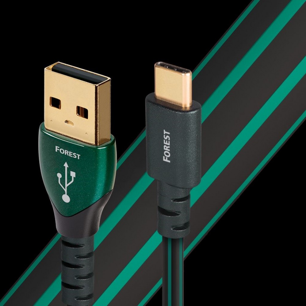 AudioQuest 0.75m Forest Coax | Cable Coaxial RCA De 75Ω | Conectores Dorados Para Audio Digital