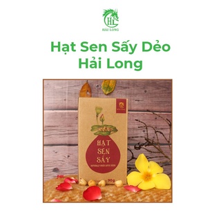 Hạt Sen Sấy Hải Long 90G, hộp giấy làm quà tặng, giỏ quà biếu tặng, Qùa Tết chất lượng