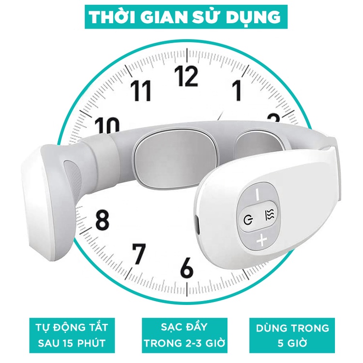 Ảnh Máy Massage Cổ Vai Gáy Chuyên Sâu KINGTECH ST-304 - Giảm Đau Mỏi Hiệu Quả Bằng Xung Điện Kết Hợp Nhiệt Trị Liệu 3