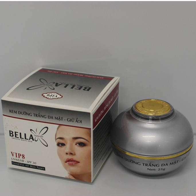 [CHÍNH HÃNG] Kem Dưỡng Trắng Da Mặt - Giữ Ẩm - Chống Nắng VIP 8 ( TẶNG 3 MASK DƯỠNG DA TRỊ GIÁ 45K)
