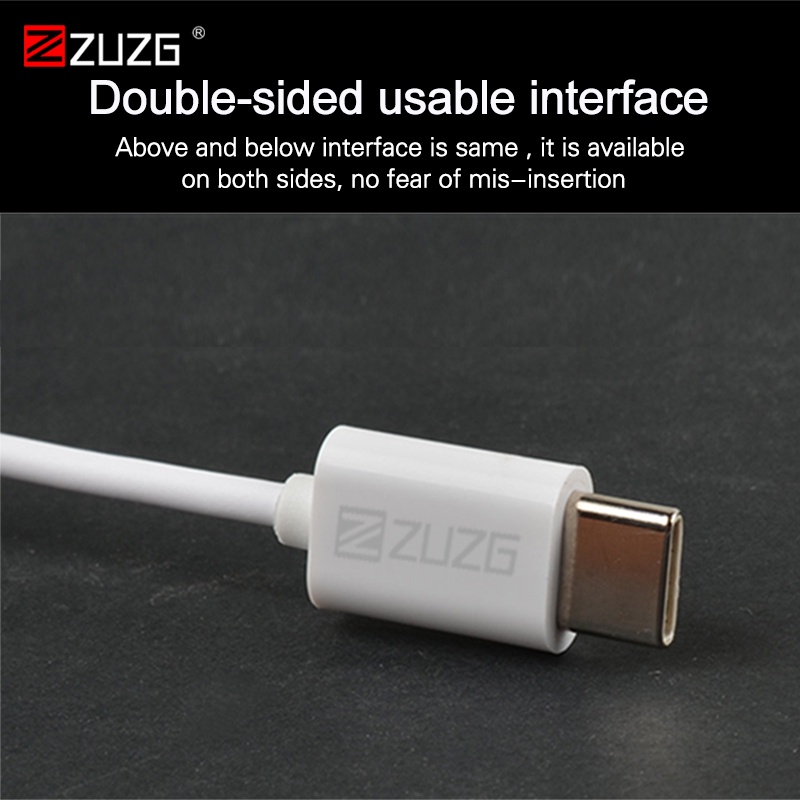 Ảnh Jack chuyển đổi tai nghe type c sang 3.5 chính hãng ZUZG YL2 2