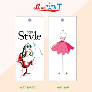 Nhãn mác giấy 3.6x9cm - 100 cái - Có sẵn