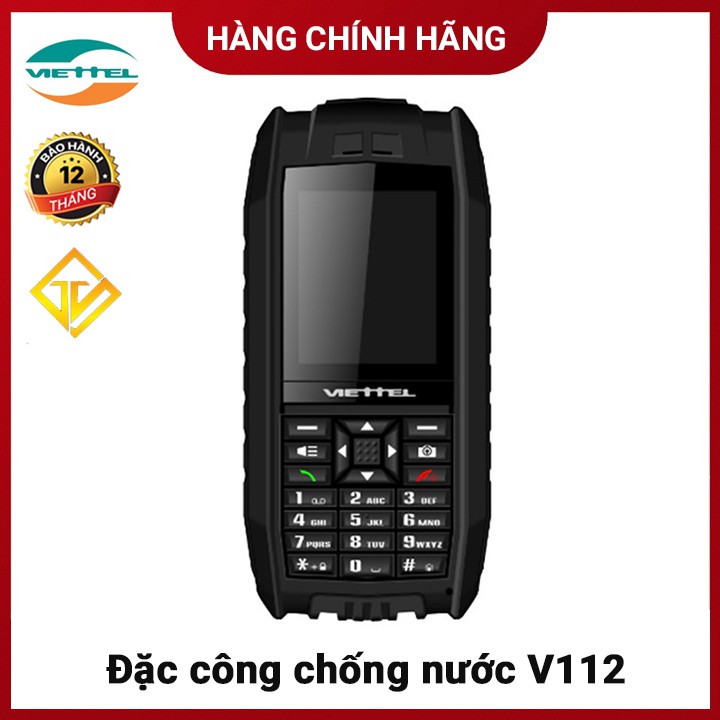 Điện Thoại Viettel V112 2 sim,chống nước, chống va đập - Hàng chính ...