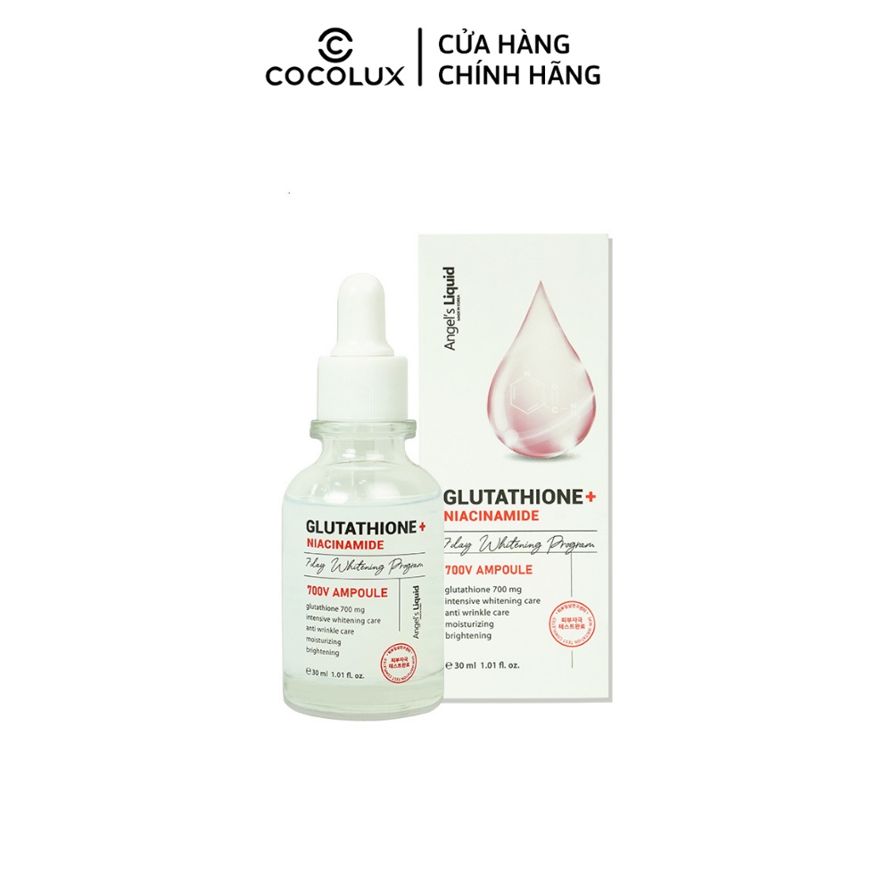 Tinh Chất Angel's Liquid Glutathione + Niacinamide 7 Days Whitening Program 700 V Ampoule