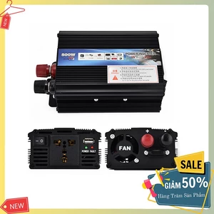Máy kích điện, bộ đổi nguồn inverter 12v lên 220v 500W